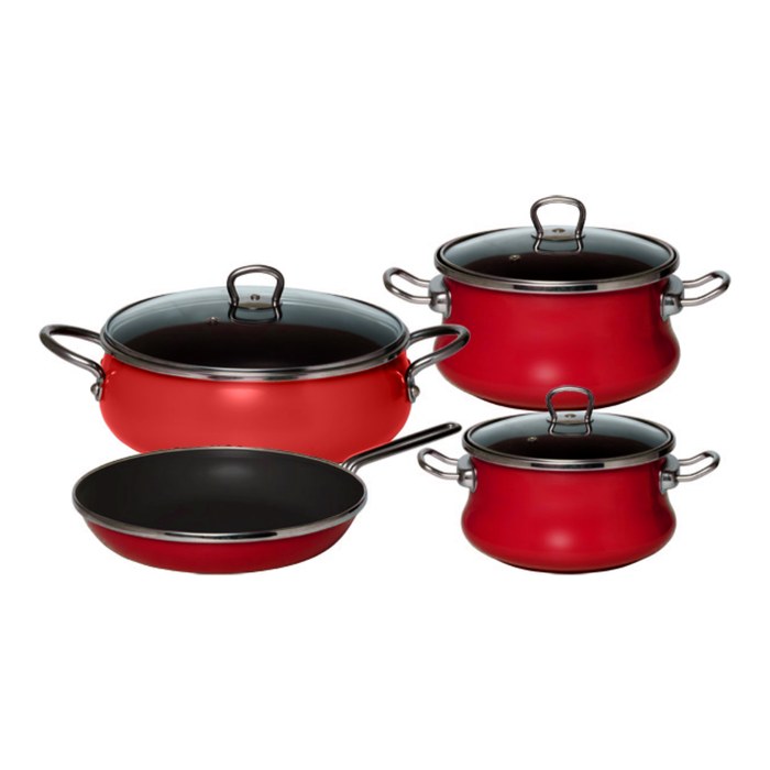 7 Parça Otantik Set — Kırmızı