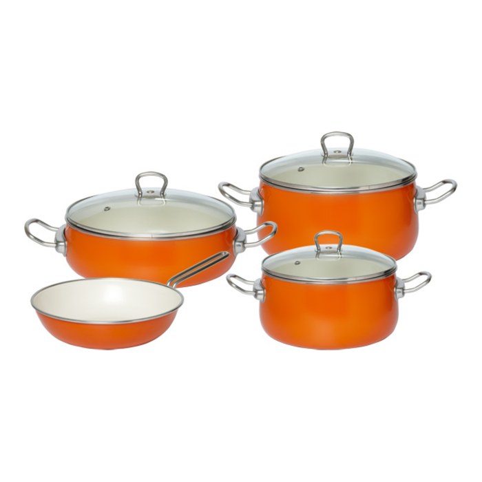 7 Parça Set — Turuncu