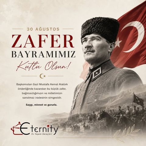 30 Ağustos Zafer Bayramı kutlama görseli