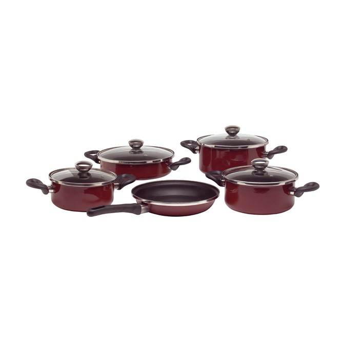 9 Prç. Set — Çelik üzerine yapışmaz kaplama