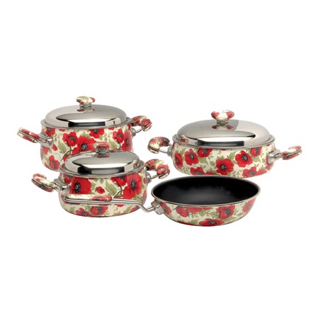 7 Parça Set EN7PCS02.PW-D — Çelik üzerine yapışmaz kaplama