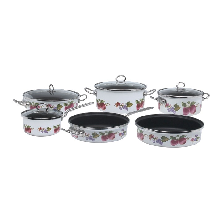 10 Prç. Set — Çelik üzerine yapışmaz kaplama