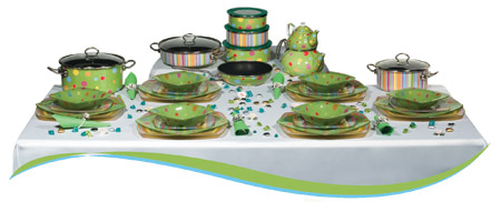 Line & Pot — De Luxe Set